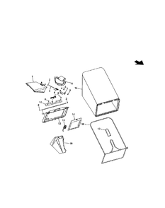 Part Location Diagram of M720723 Murray PLUG, MULCHING